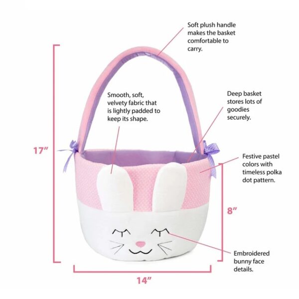 Matching Girl & Doll 5-Piece Easter Basket Play Set