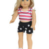 18" Doll Star Crop Top & Star Shorts