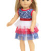 18" Doll Stars & Glitter Sleeveless Dress & Headband