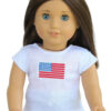 18" Doll USA Flag T-Shirt