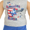 18" doll "america rocks" shorts set