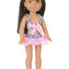 14.5" Doll Leopard Spots Bikini Swimsuit
