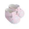 15" & 18" Doll Pink Embroidered Mary Janes