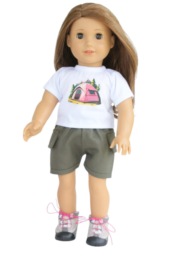 18" doll 3 piece hiking outfit