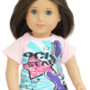 18" Doll Pink Rock Star T-Shirt