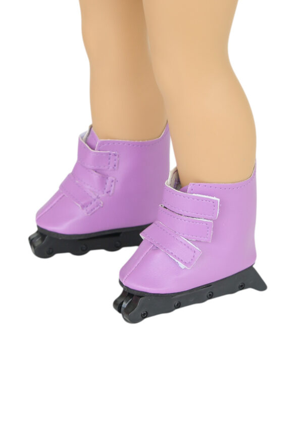 18" doll rollerblades & helmet set