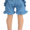 18" Doll Ruffled Denim Shorts
