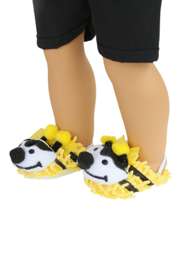 18" doll smiley bee bedroom slippers