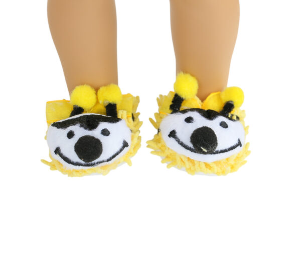 18" doll smiley bee bedroom slippers