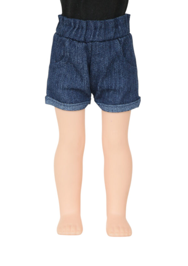 14.5" Doll Dark Denim Shorts