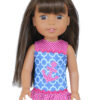 14.5″ Doll Polka Dot Anchor Swimsuit