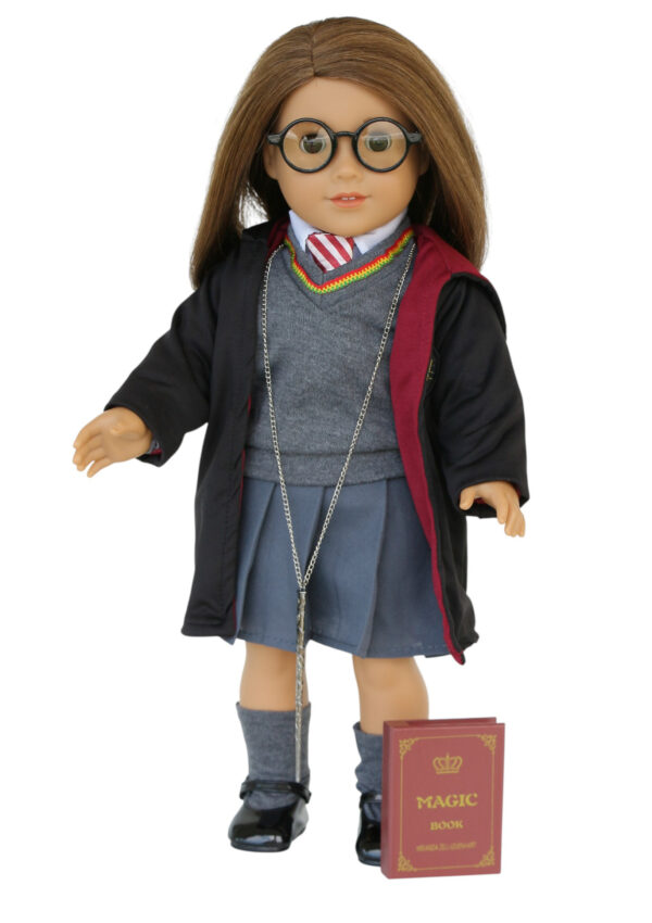 18" Doll 10-Piece "Harry Potter" Inspired Costume