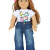 18" Doll 4-Piece Hot Pink Western Cowgirl Outfit