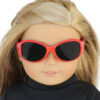 18" Doll Red Peace Sunglasses