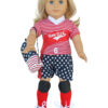 18" Doll USA Complete Soccer Set
