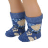 Doll-Sized Navy Celestial Socks