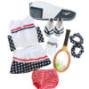 18" doll usa 10piece tennis outfit