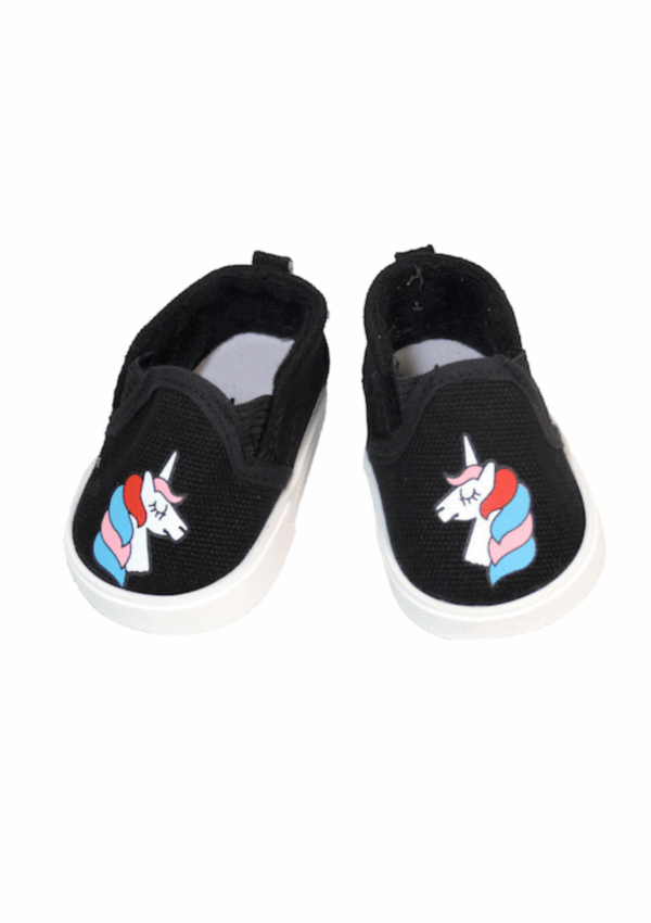 15" & 18" doll unicorn canvas shoes