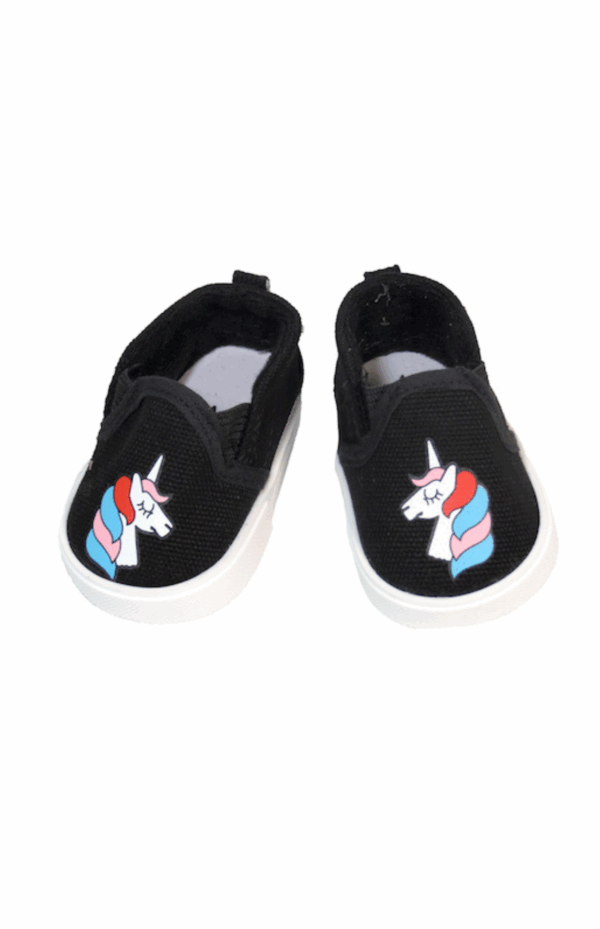 15" & 18" doll unicorn canvas shoes