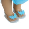 18" Doll "Glass" Cinderella Slippers