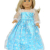18" Doll "Frozen Inspired Elsa" Gown & Necklace