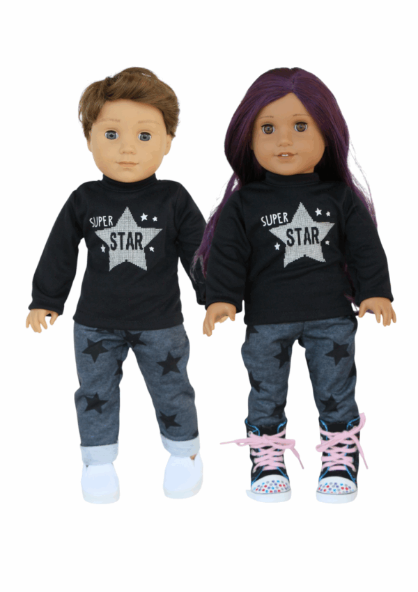 18" doll super star outfit