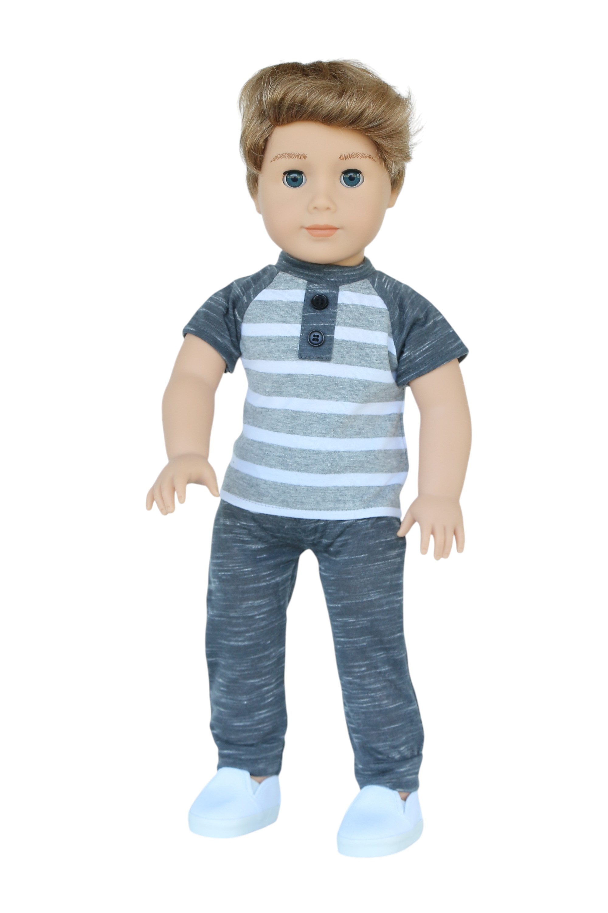 Аксессуары для кукол The Doll Boutique 18″ Boy Doll Striped Polo Shirt & Pants